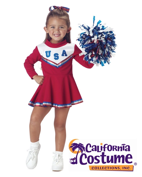 Patriotic Cheerleader Costume For Toddler 3 Patriotic Cheerleader Costume For Toddler