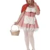 Plus Size Miss Red Riding Hood Costume -Teen Costumes Shop 01639CC