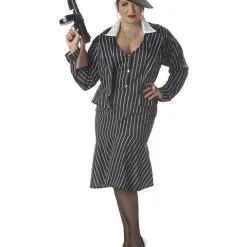Mafia Mama Adult Plus Costume