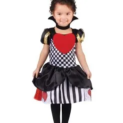 Toddlers Queen Of Hearts Costume