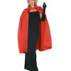 45 Inch Red Satin Cape Costume For Adults -Teen Costumes Shop 16254