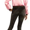 Pink Dolls Satin Jacket Plus Adult Costume -Teen Costumes Shop 27231