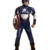 Toddler Classic Muscle Captain America Movie Costume