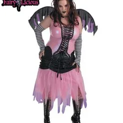 Plus Size Graveyard Fairy Costume For Adult