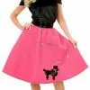 Pink Poodle Skirt Adult Plus Costume 2 Pink Poodle Skirt Adult Plus Costume -Teen Costumes Shop 31791