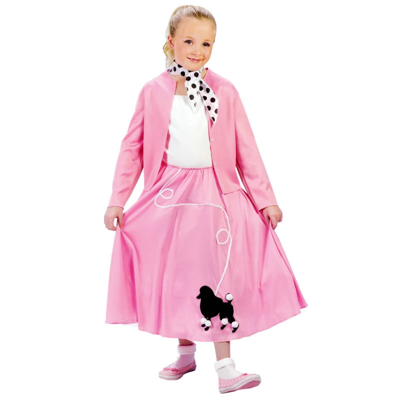 Grease Poodle Skirt And Sweater Child Costume 3 Grease Poodle Skirt And Sweater Child Costume