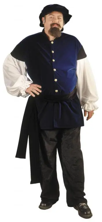 Renaissance Merchant Plus Size Adult Costume 3 Renaissance Merchant Plus Size Adult Costume