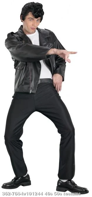 Grease Dannys Deluxe Jacket Adult Costume 3 Grease Dannys Deluxe Jacket Adult Costume