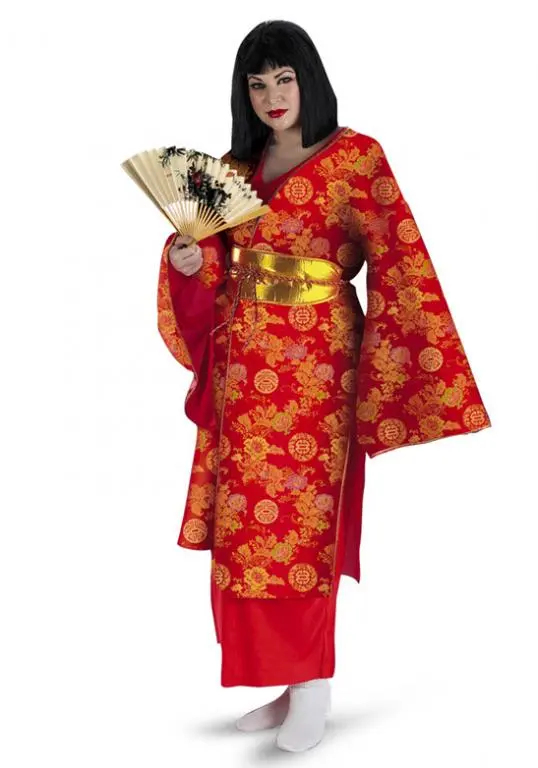 Geisha Plus Size Costume 3 Geisha Plus Size Costume