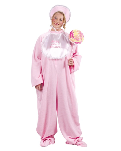 Female Adult Plus Size PJ Jammies Costume 3 Female Adult Plus Size PJ Jammies Costume