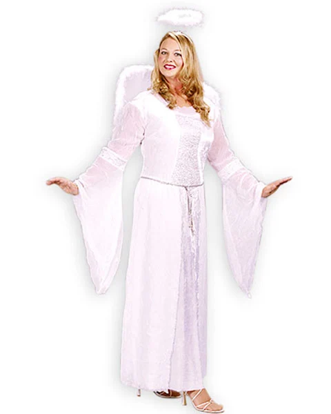 Womens Plus Size Heavenly Angel Costume 3 Womens Plus Size Heavenly Angel Costume
