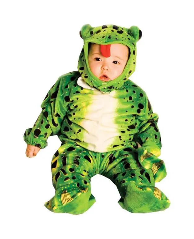 Plush Green Frog Infant And Toddler Costume 3 Plush Green Frog Infant And Toddler Costume