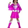 Pink Supergirl Costume For Toddler 2 Pink Supergirl Costume For Toddler -Teen Costumes Shop 882751T