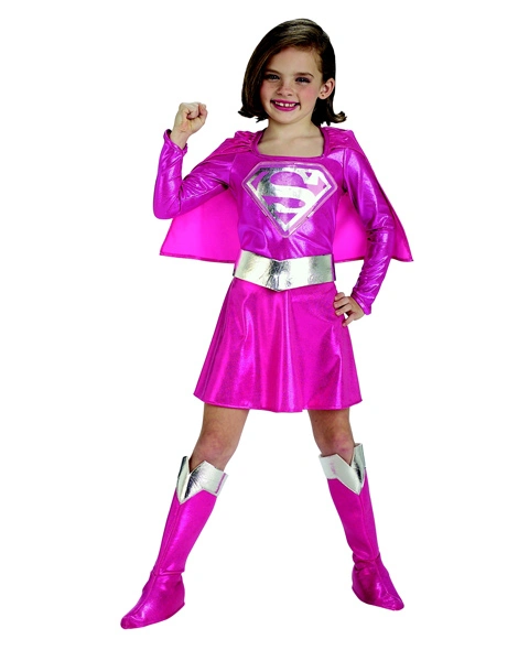 Pink Supergirl Costume For Toddler 3 Pink Supergirl Costume For Toddler