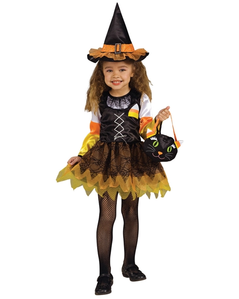 Toddler Lil Candy Corn Witch Costume 3 Toddler Lil Candy Corn Witch Costume
