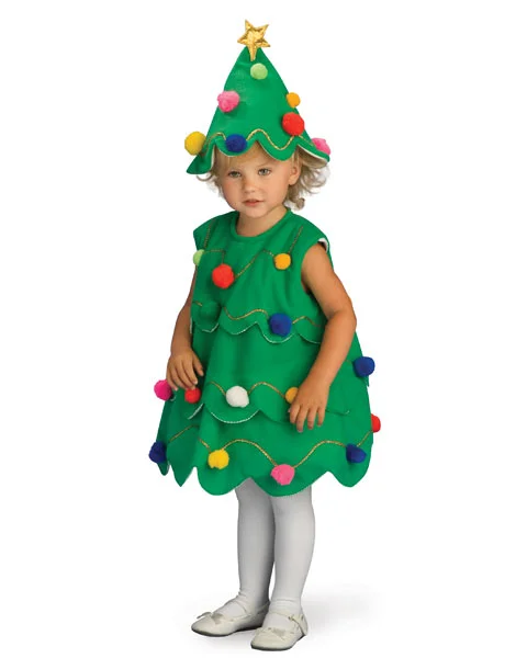 Toddler Little Christmas Tree Costume 3 Toddler Little Christmas Tree Costume