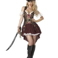 Sexy Plus Size Pirate Swashbuckler Womens Costume