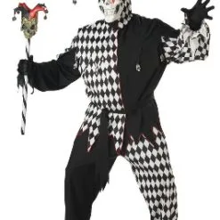 Evil Jester Plus Size Adult Costume