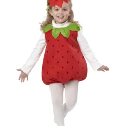 Infant Toddler Strawberry Girl Costume