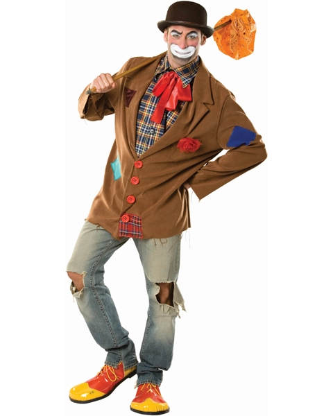 Mens Plus Size Harry The Hobo Clown Costume 3 Mens Plus Size Harry The Hobo Clown Costume