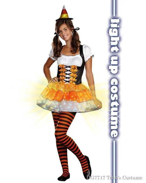 Teen Candy Corn Cutie Costume 3 Teen Candy Corn Cutie Costume