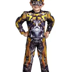 Toddler Muscle Transformers Movie 3 Bumblebee Costume