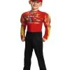 Boys Muscle Disney Cars 2 Lightning Mcqueen Costume -Teen Costumes Shop DI27237