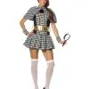 Plus Size Sexy Detective Costume For Adult 2 Plus Size Sexy Detective Costume For Adult -Teen Costumes Shop FR48241PL