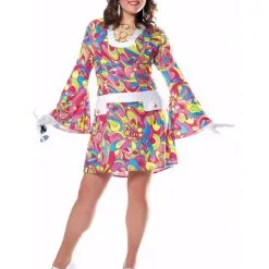 Plus Size Groovy Chic Costume For Adult