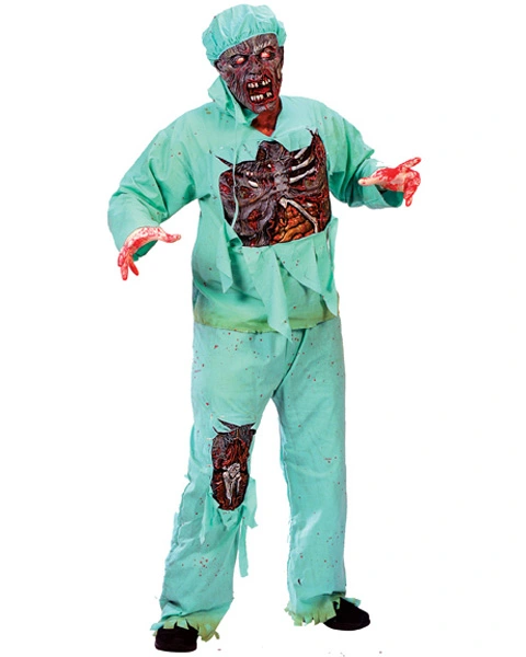 Zombie Doctor Teen Costume 3 Zombie Doctor Teen Costume