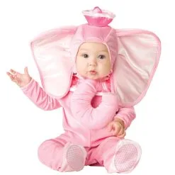 Toddlers Pink Elephant Costume
