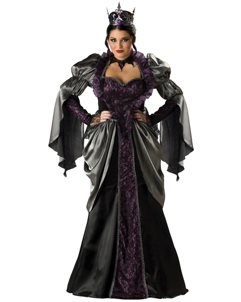 Elite Womens Plus Wicked Queen Costume 3 Elite Womens Plus Wicked Queen Costume