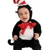 Newborn Cat In The Hat Romper Costume -Teen Costumes Shop R885777