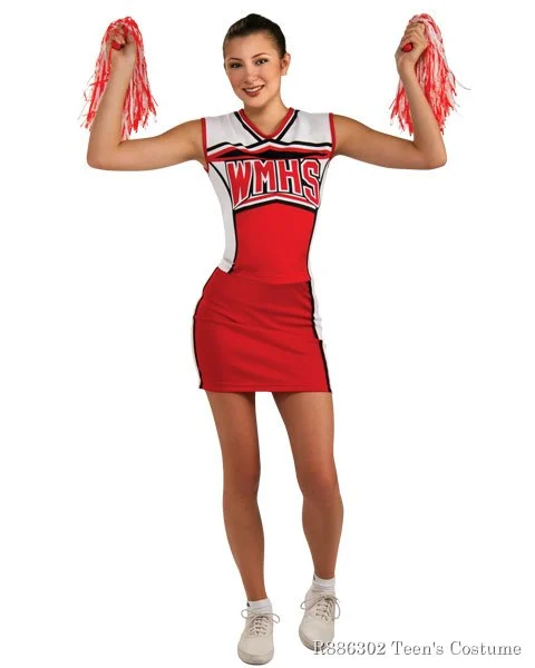 Glee Cheerleader Teen Girls Costume 3 Glee Cheerleader Teen Girls Costume