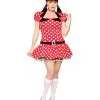 Adult Plus Size 3-PC Miss Mouse Costume -Teen Costumes Shop RM1458