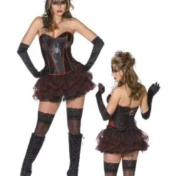 Womans Plus Black Widow Spider Costume