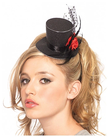 Mini Black Top Hat 3 Mini Black Top Hat