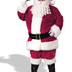 Santa Suit Premium Plush Adult Costume