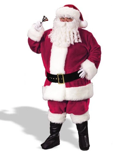 Santa Suit Premium Plush Adult Costume 3 Santa Suit Premium Plush Adult Costume