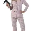 Plus Size Pink Gangster Moll Costume -Teen Costumes Shop plus pink gangster moll
