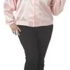 Plus Size Pink Ladies Jacket 1 Plus Size Pink Ladies Jacket -Teen Costumes Shop plus pink laides jacket